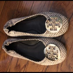 Hair-calf authentic Reva flat